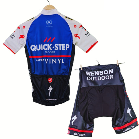 Quick Step High Quality Cycling Jersey Pro Bicycle Team Cycling Bib Shorts and Full/Half Sleeve GelPad