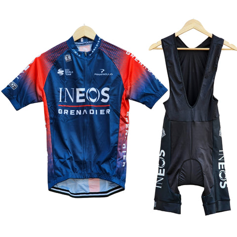 Ineos Blue Grenadiers High Quality Cycling Jersey Pro Bicycle Team Cycling Bib Shorts and Full/Half Sleeve GelPad