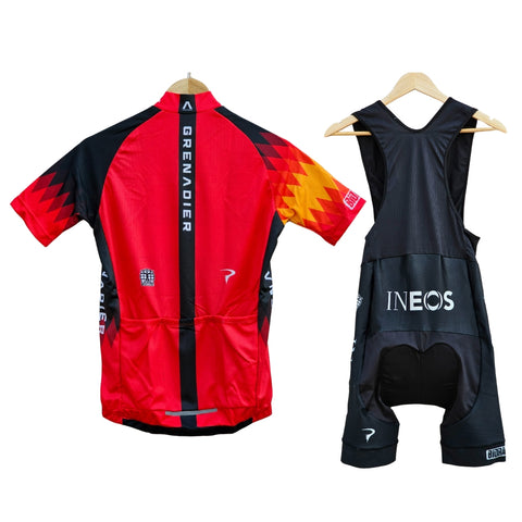 Ineos Red Grenadiers High Quality Cycling Jersey Pro Bicycle Team Cycling Bib Shorts and Full/Half Sleeve GelPad