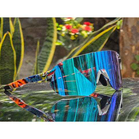 KEHU Sports Sunglasses With Multiple Interchangeable Lenses