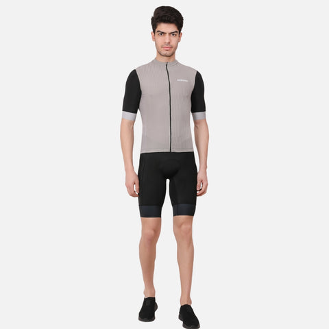 Aerodoc Men’s Equator Gray Crayola Racefit Power Dry Cycling Race Fit Jersey