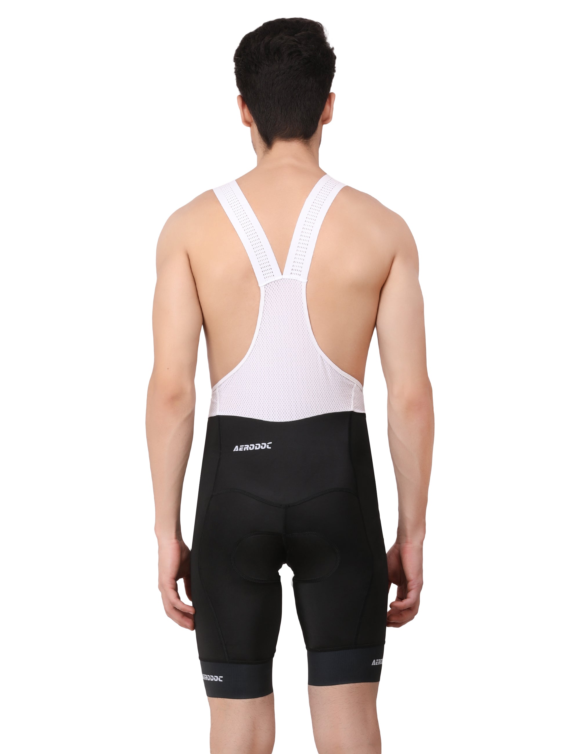 Aerodoc Performance Black cycling gelpad Bib Shorts Men’s with supper gelpad