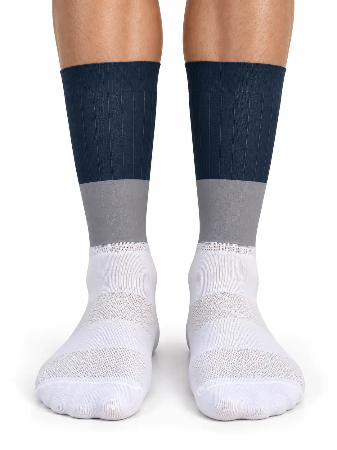 Neutral Color Mid Calf Cycling Socks – Breathable Performance Aero Socks