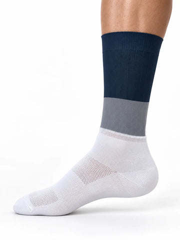 Neutral Color Mid Calf Cycling Socks – Breathable Performance Aero Socks
