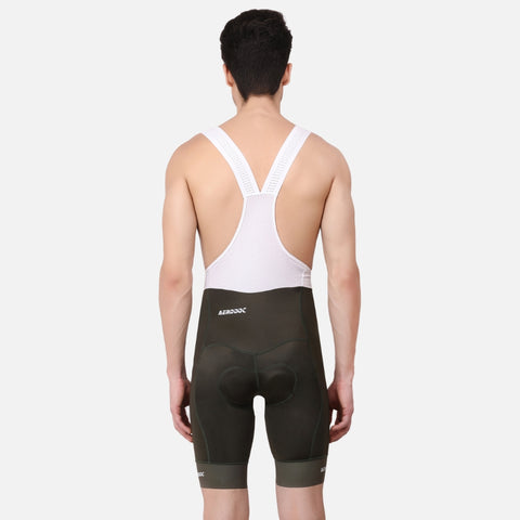 Aerodoc Performance Olive cycling gelpad Bib Shorts Men’s