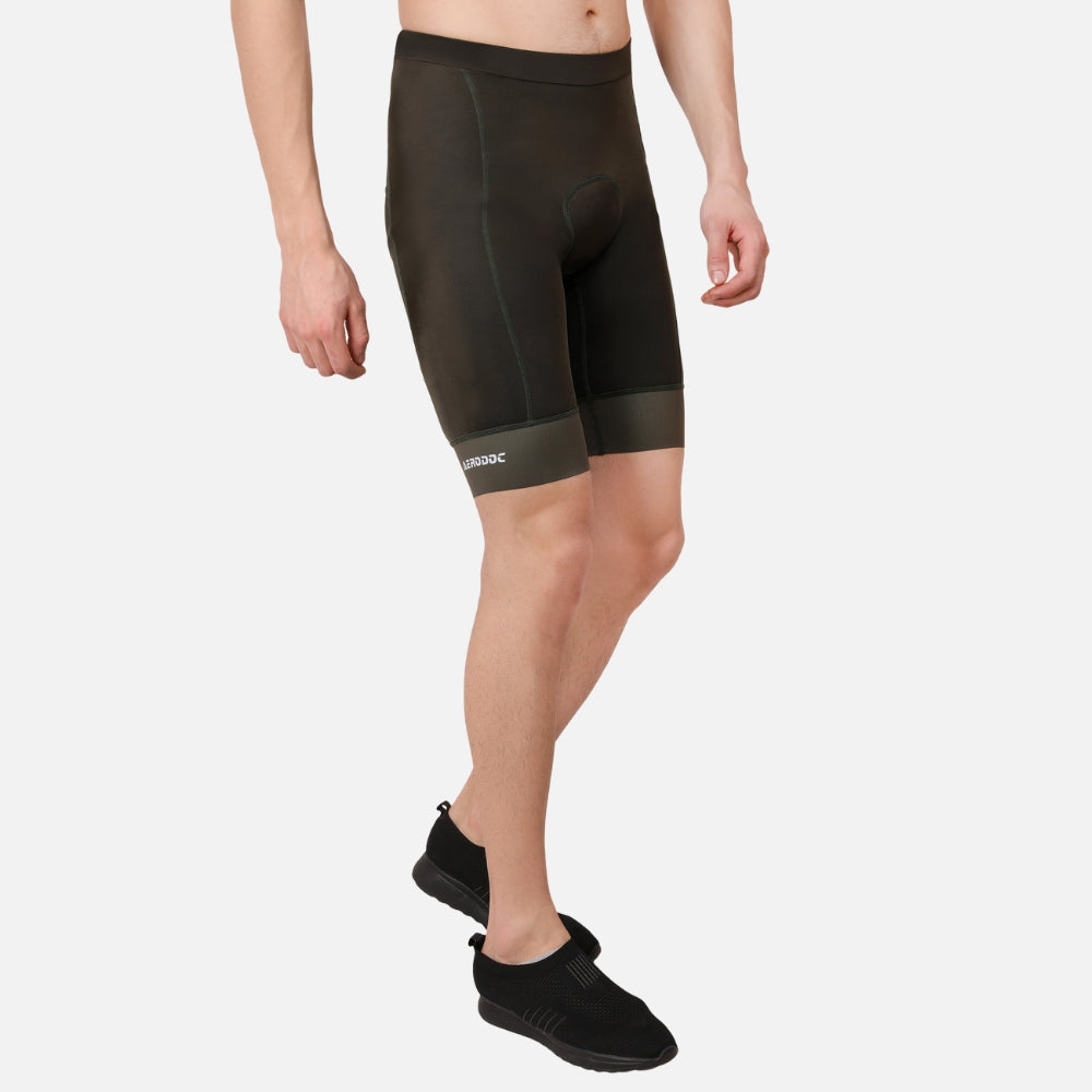 Aerodoc Performance Olive cycling gelpad Bib Shorts Men’s