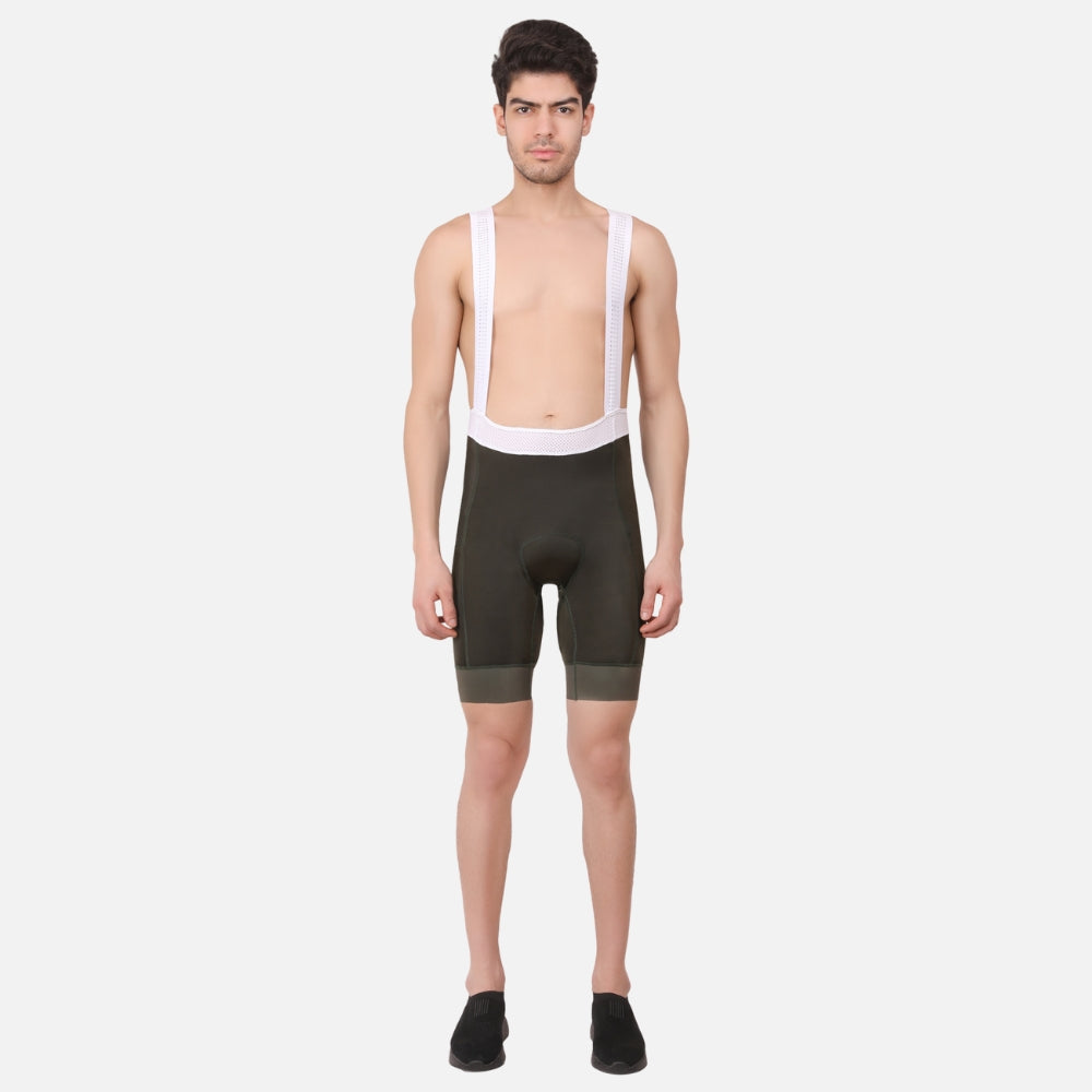 Aerodoc Performance Olive cycling gelpad Bib Shorts Men’s