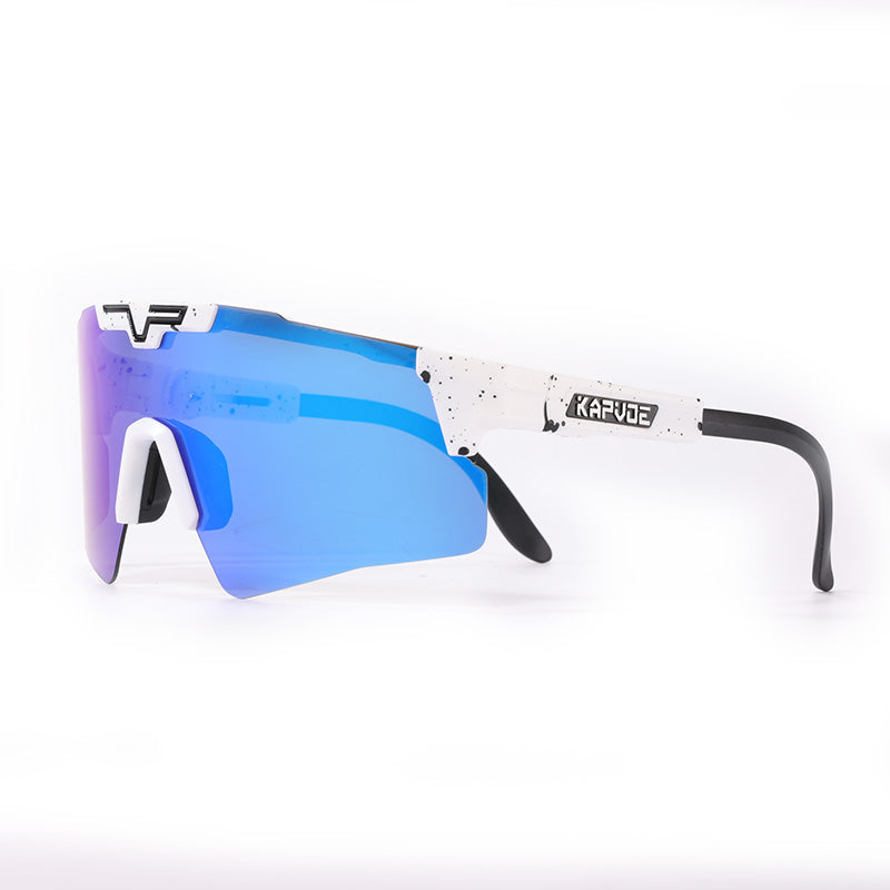 KAPVOE Sports Sunglasses Polarized UV400 Protection Sunglasses Adjustable For Cricket Outdoor Sport Bike Eyewear Running Glasses