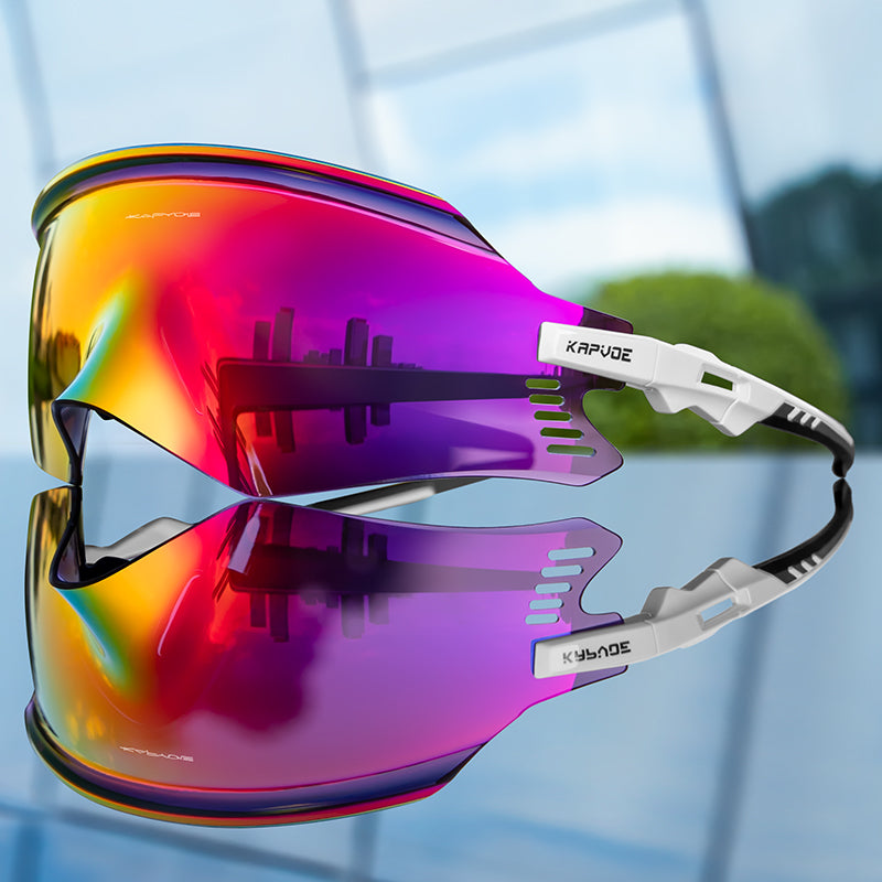 KAPVOE 1Lens Sunglasses Ideal for Cycling, Cricket, Running and More