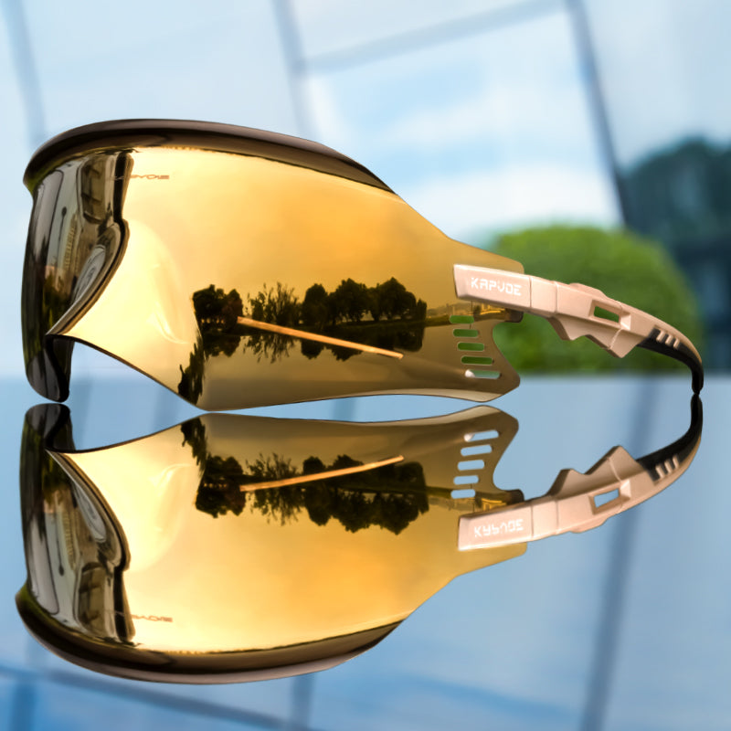 KAPVOE 1Lens Sunglasses Ideal for Cycling, Cricket, Running and More