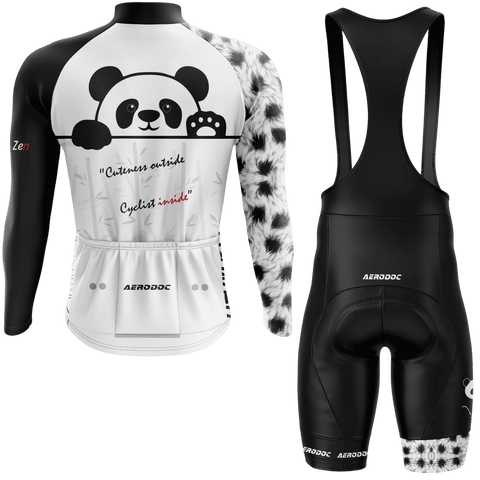 Fierce Zen Panda Cycling Kit – Racefit Jersey & Bib Shorts Set