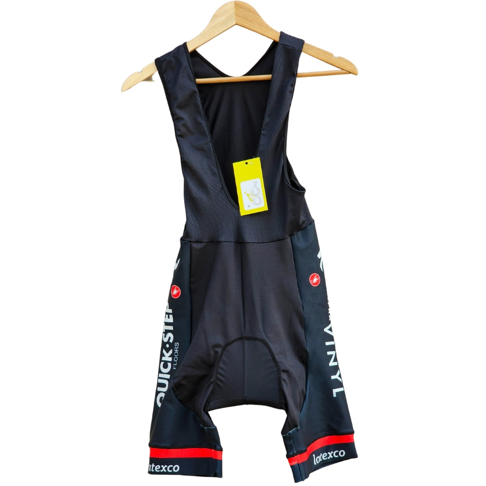 Quick Step High Quality Cycling Jersey Pro Bicycle Team Cycling Bib Shorts and Full/Half Sleeve GelPad 2XS Bib Shorts Only