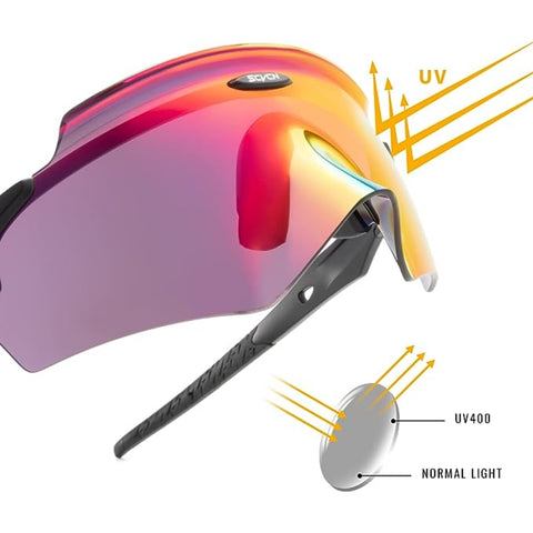 SCVCN Sports Luxury Man Glasses for Cricket MTB BMX Men Women Running Driving Fishing Golf Cricket