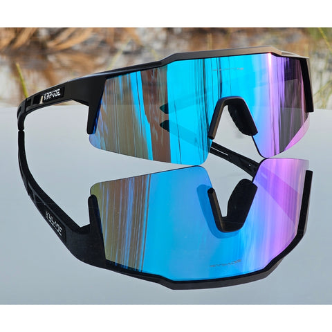 Kapvoe Sports Sunglasses With Multiple Interchangeable Lenses with 4 lens