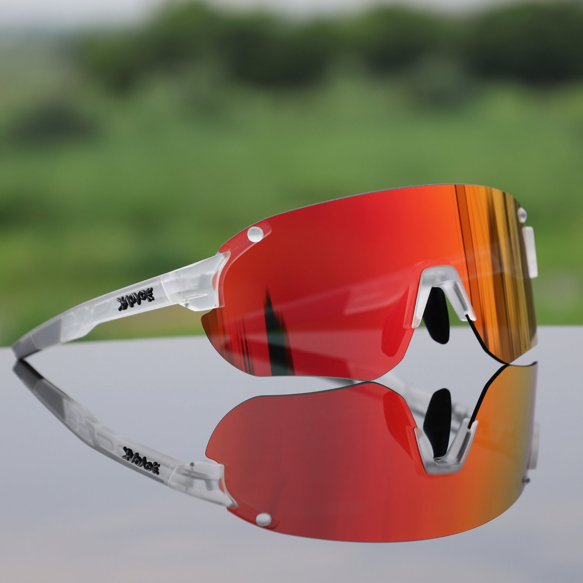 KEHU Sports Sunglasses With Multiple Interchangeable Lenses