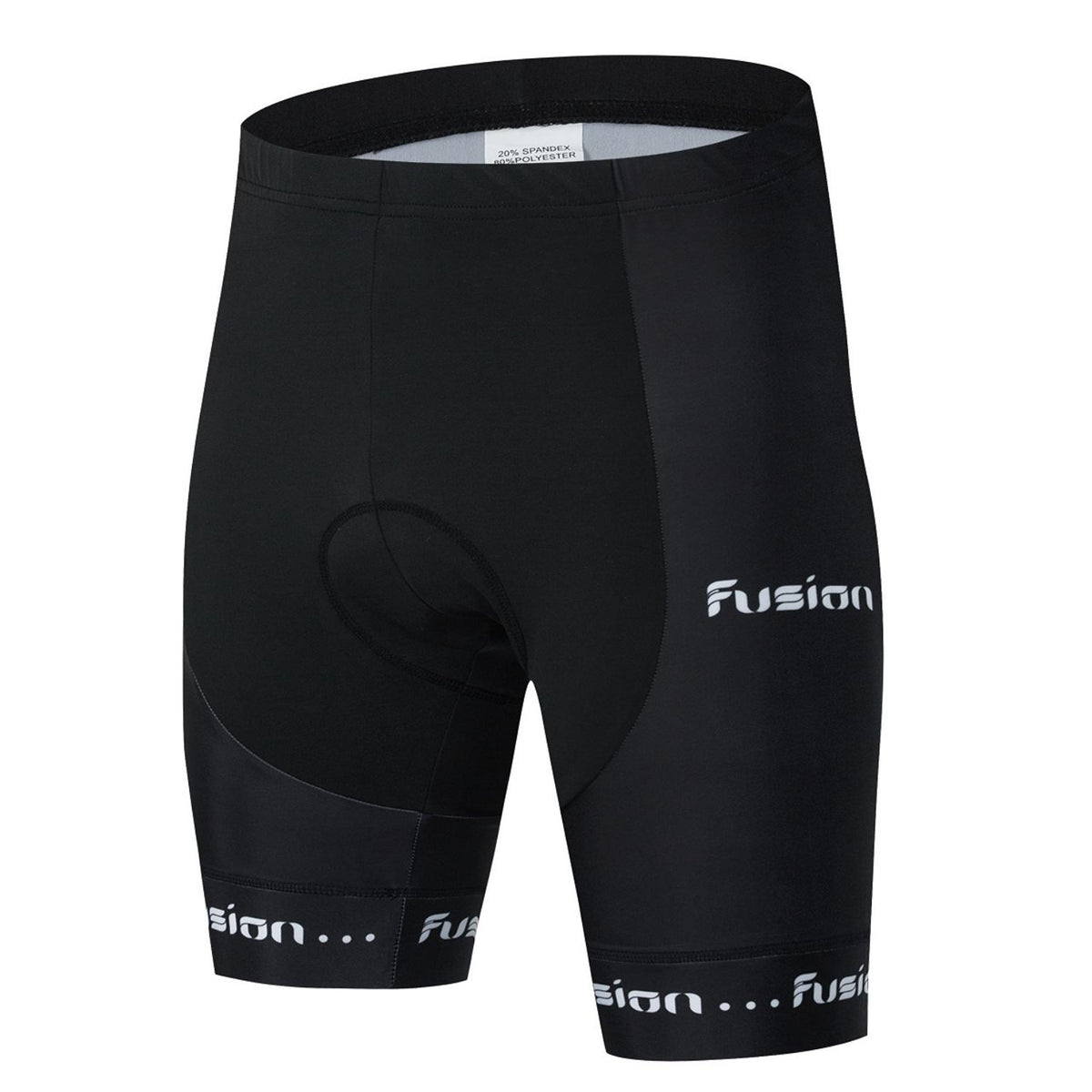 Fusion Men’s Road and MTB Cycling Gel Padded Bibless Shorts