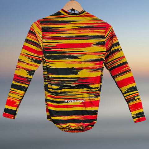 Flare Men’s Racefit Power Dry Cycling Jersey High Quality sleeves feature lightweight material