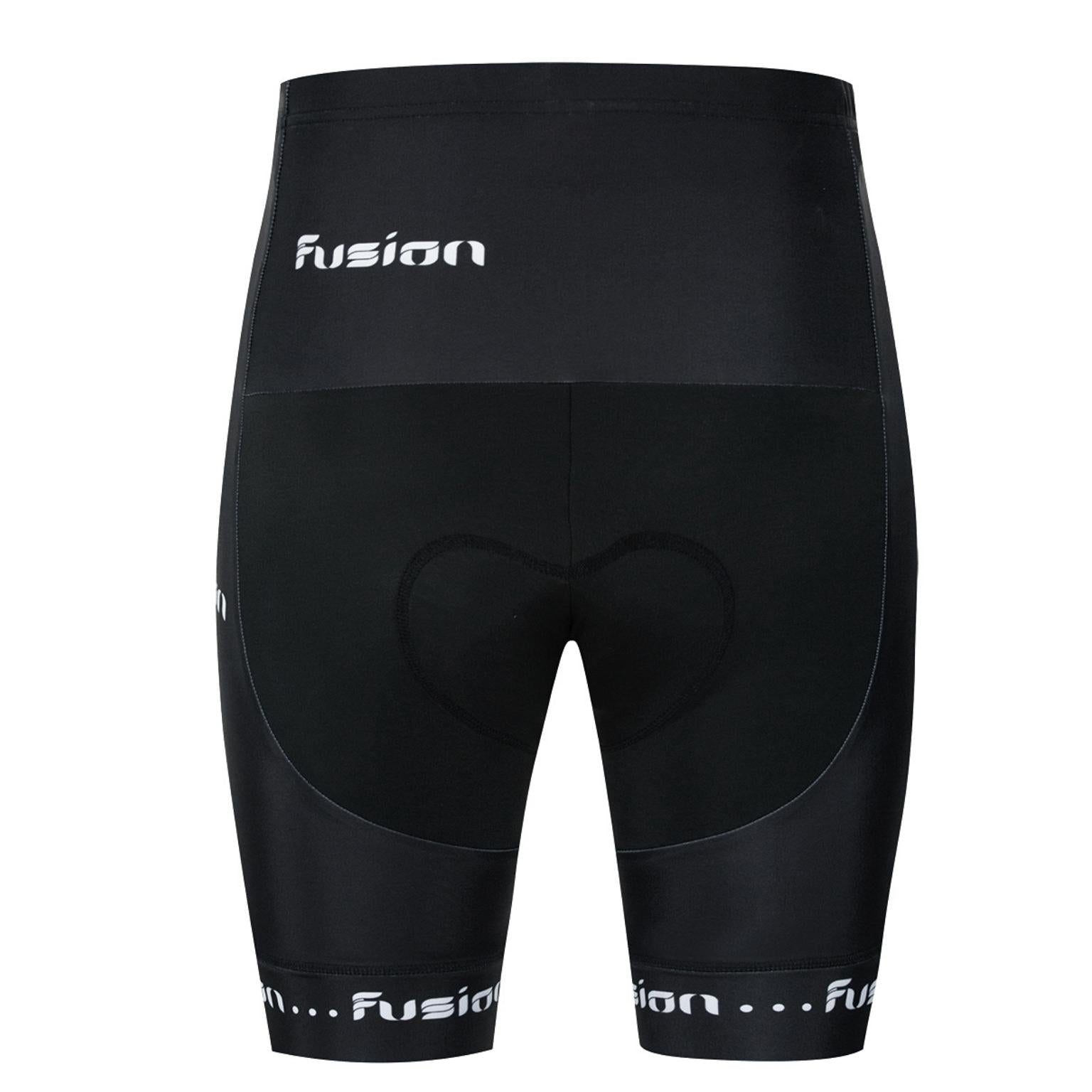 Fusion Men’s Road and MTB Cycling Gel Padded Bibless Shorts