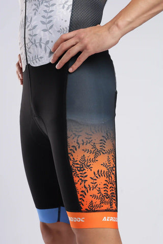 Aerodoc blazewave Tri Suit cycling shorts and leg detail