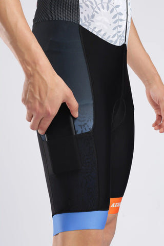 Aerodoc blazewave Tri Suit side profile cycling model