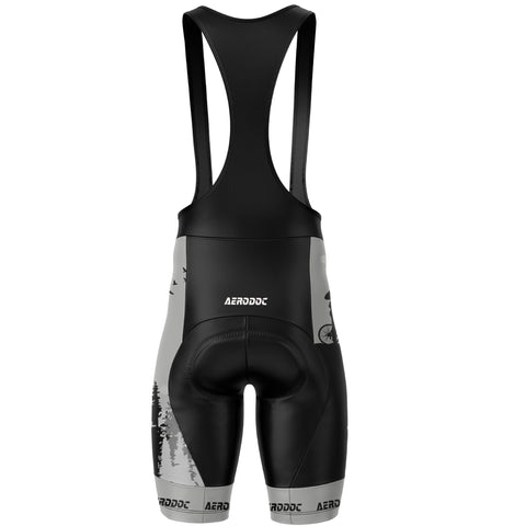 Cycling bib shorts rear view - Aerodoc elite fit bib

