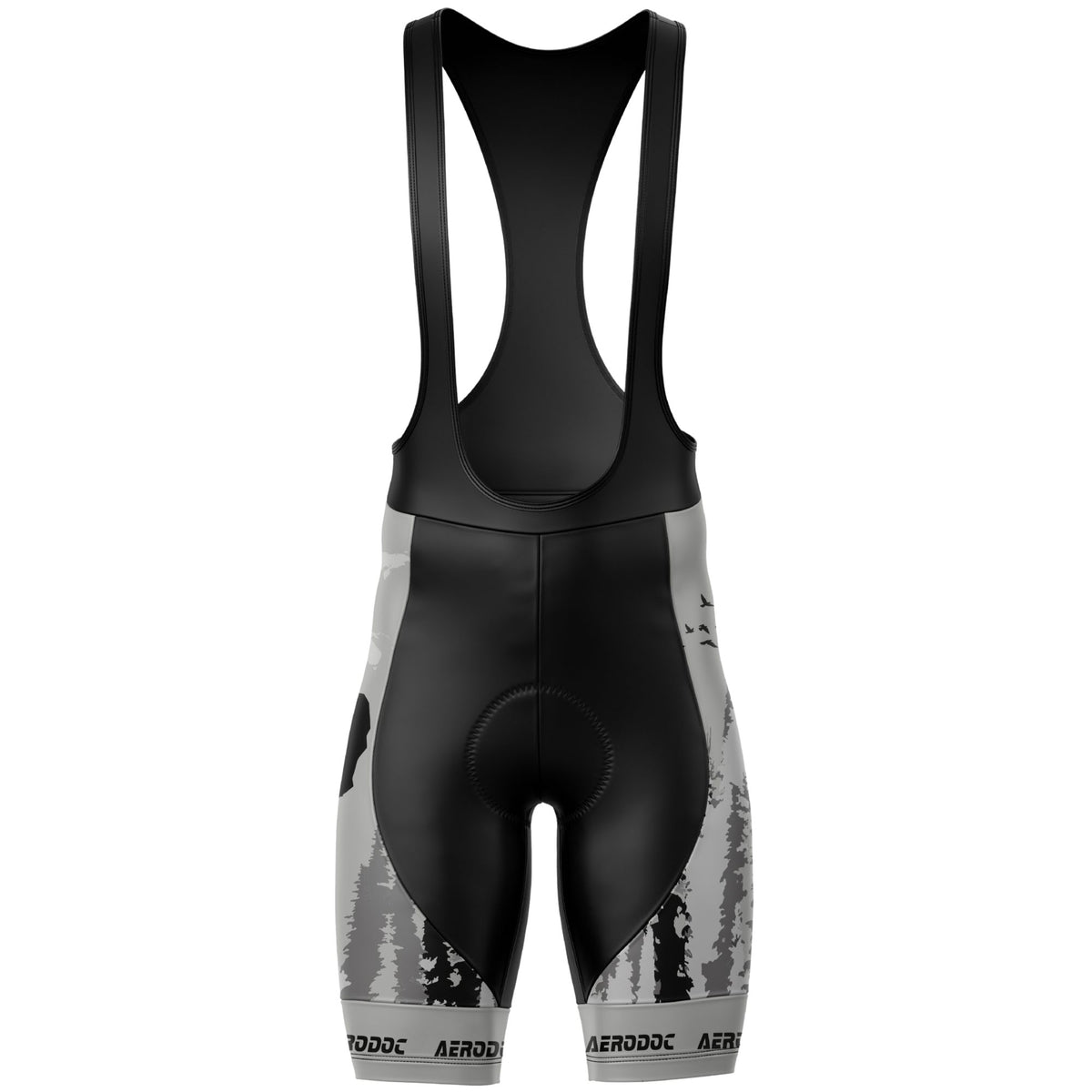 Cycling bib shorts side angle - Aerodoc performance gear


