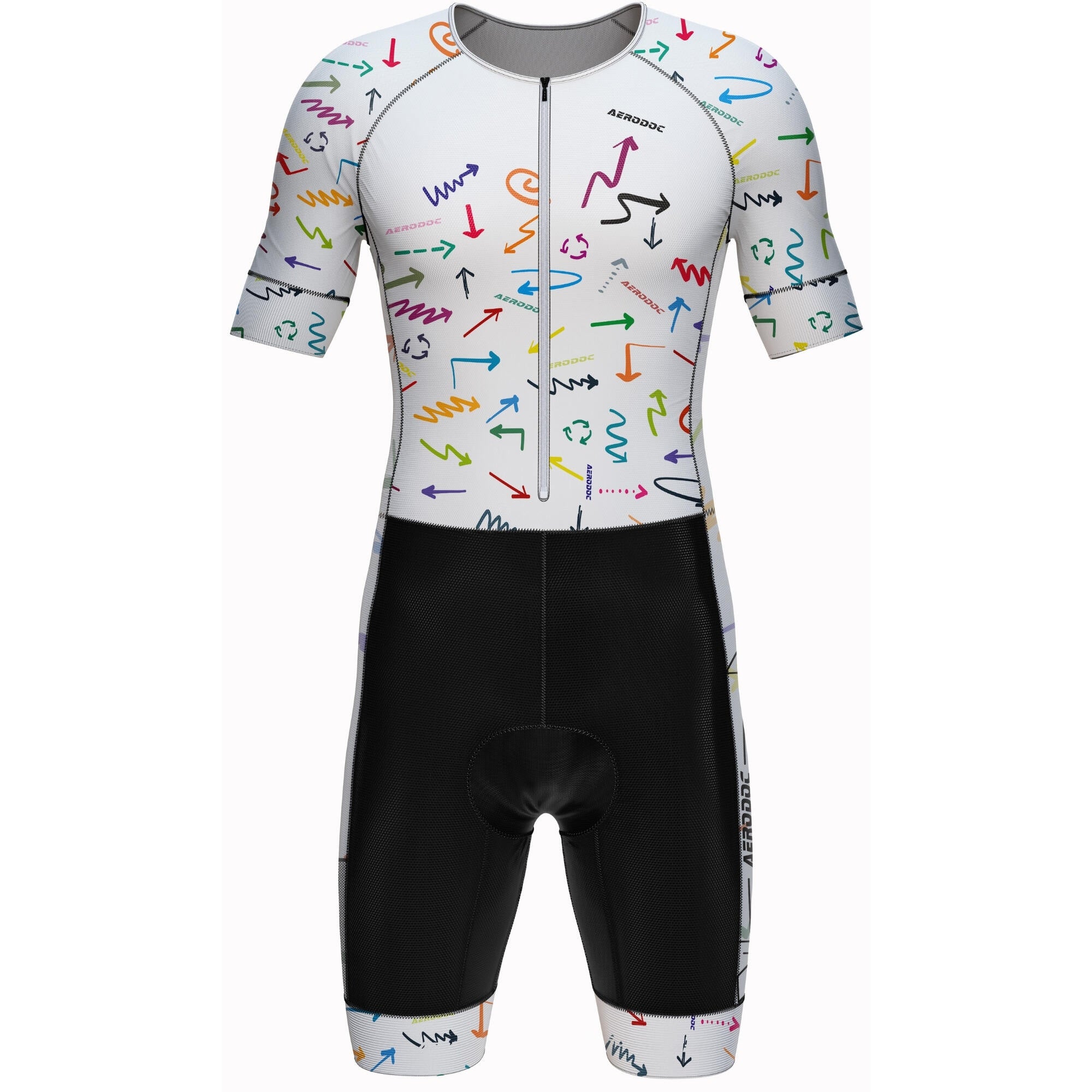 Aerodoc DirectionX Triathlon Suit Side Angle – Performance tri suit with quick-dry Lycra fabric