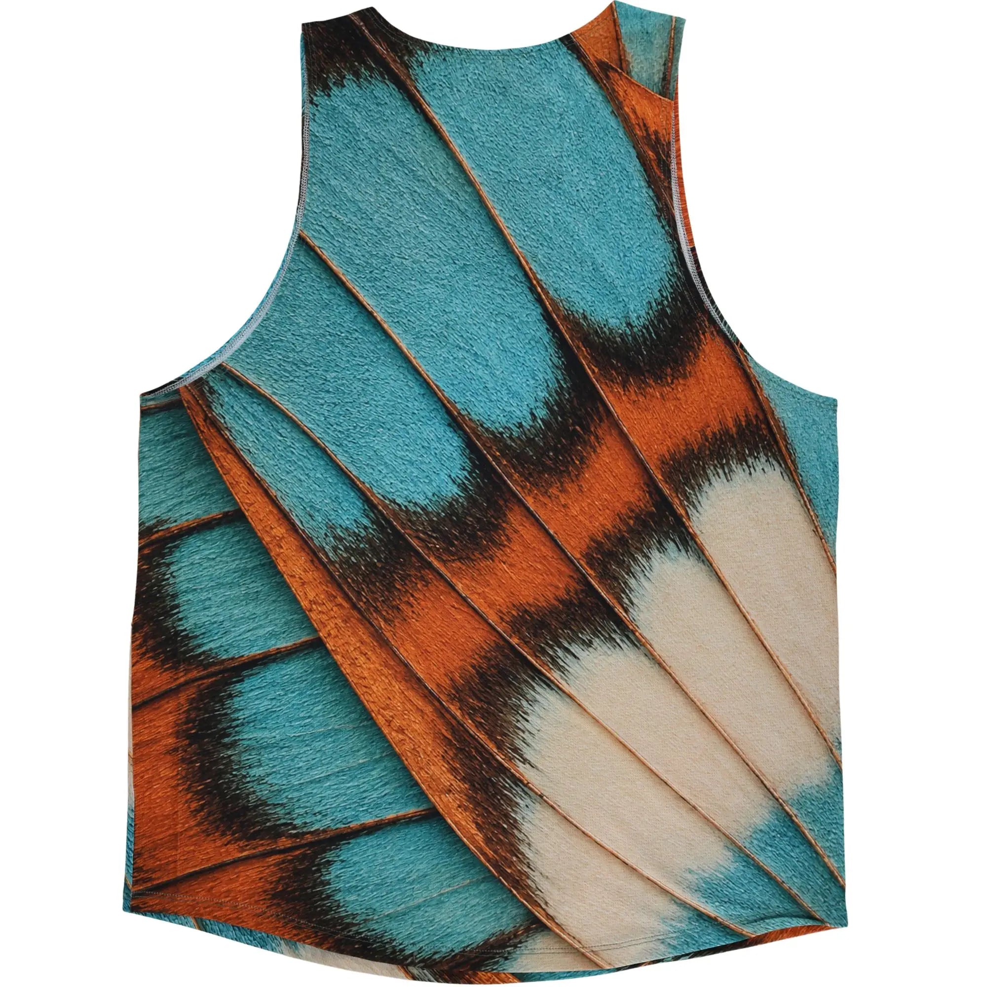 AeroWing mens running tank top broad upper back wing detail
