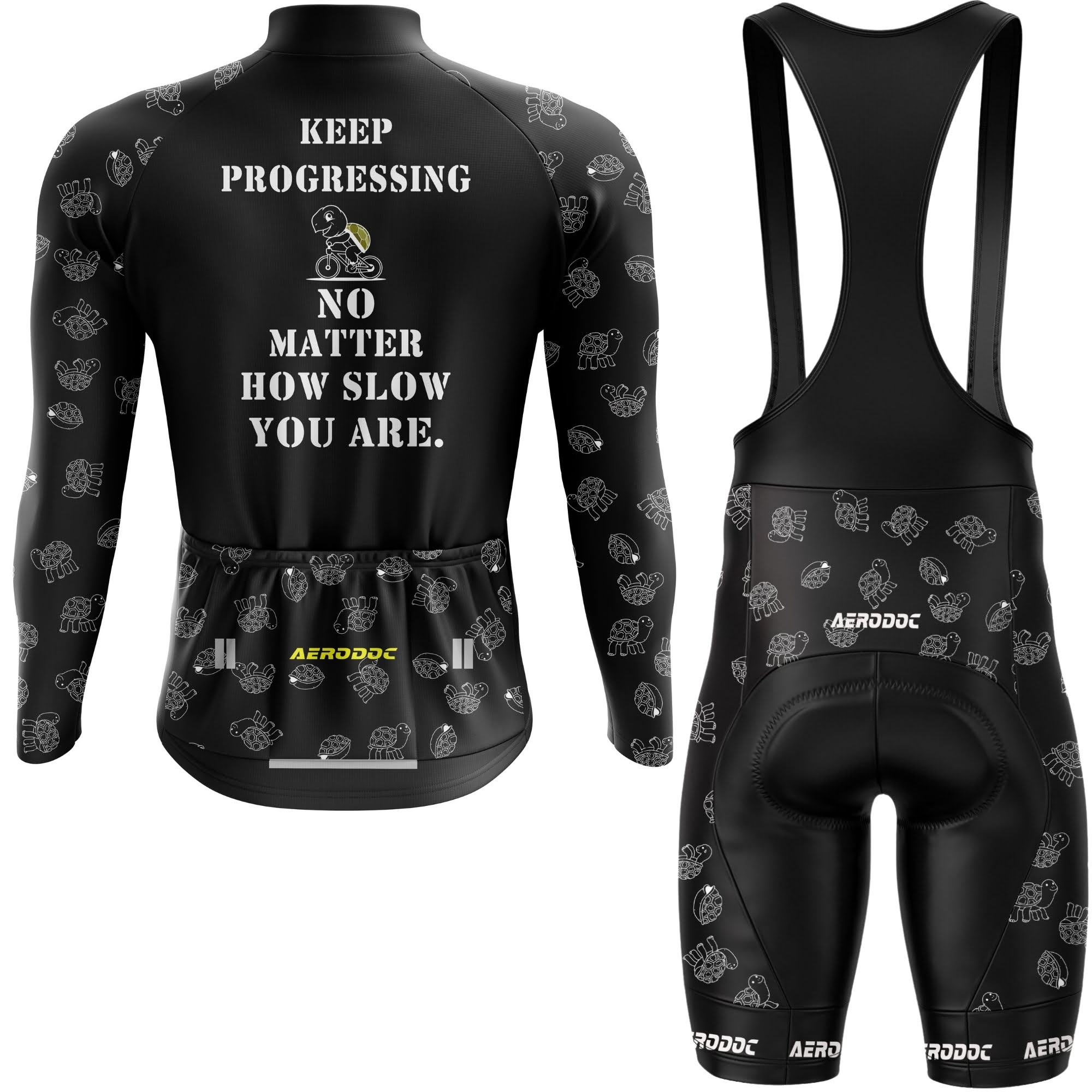 TurtleFlow Unisex Cycling Jersey & Shorts - Half/Full Sleeves & Bib/Non-bib Shorts