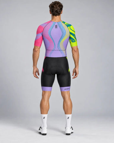 Fluoro Wave Tri Suit-Premium Triathlon Gear for Running, Cycling, and Swimming – FluoroX