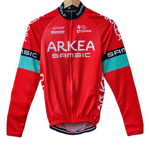 Arkea High Quality Cycling Jersey Pro Bicycle Team Cycling Bib Shorts and Full/Half Sleeve GelPad