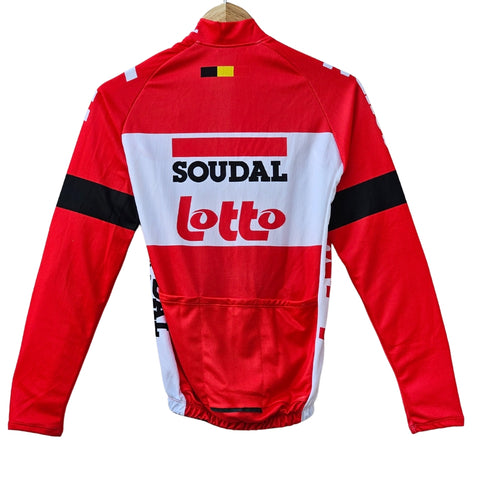 Soudal Lotto Red 2022 High Quality Cycling Jersey Pro Bicycle Team Cycling Bib Shorts and Full/Half Sleeve GelPad