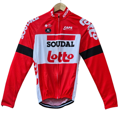 Soudal Lotto Red 2022 High Quality Cycling Jersey Pro Bicycle Team Cycling Bib Shorts and Full/Half Sleeve GelPad