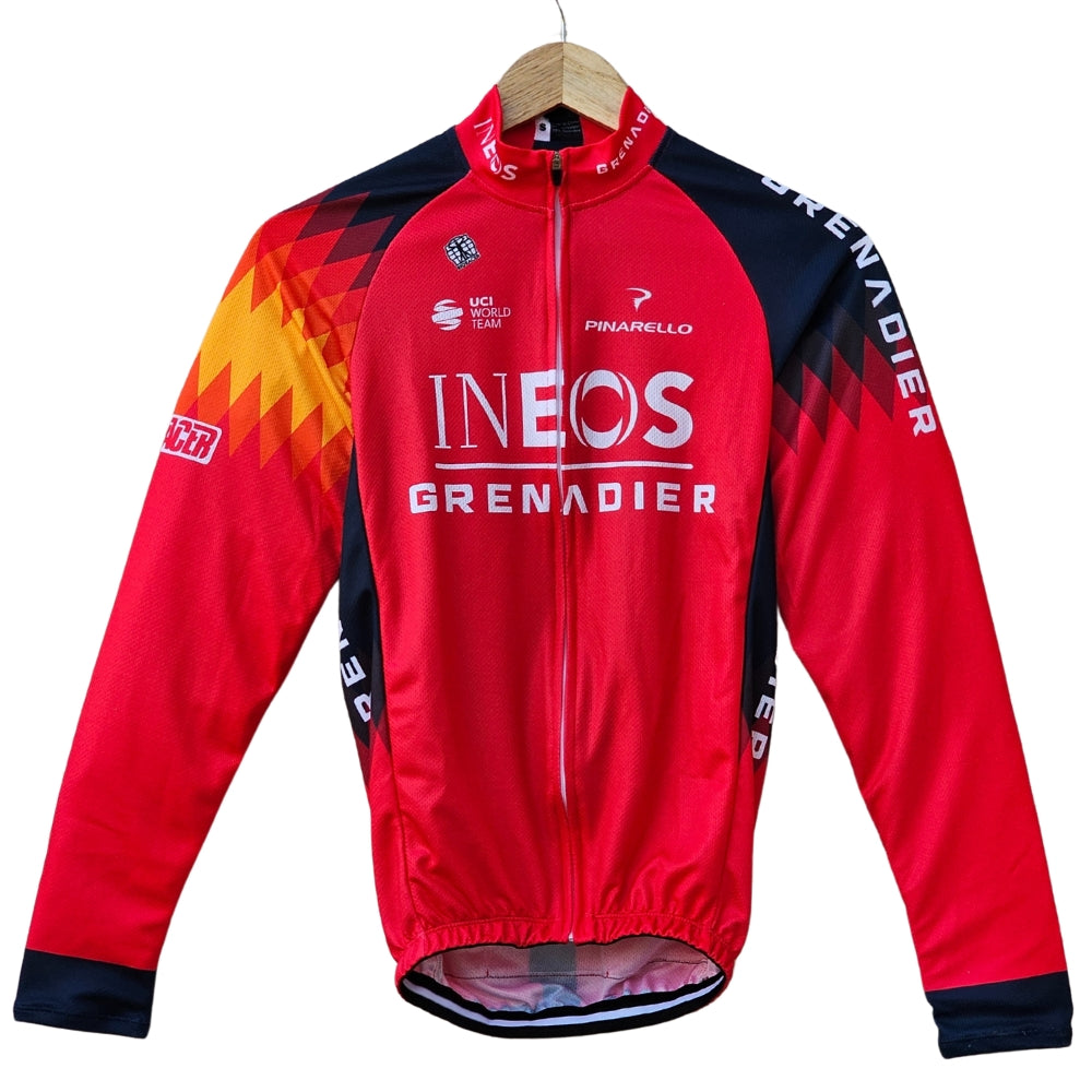 Ineos Red Grenadiers High Quality Cycling Jersey Pro Bicycle Team Cycling Bib Shorts and Full/Half Sleeve GelPad