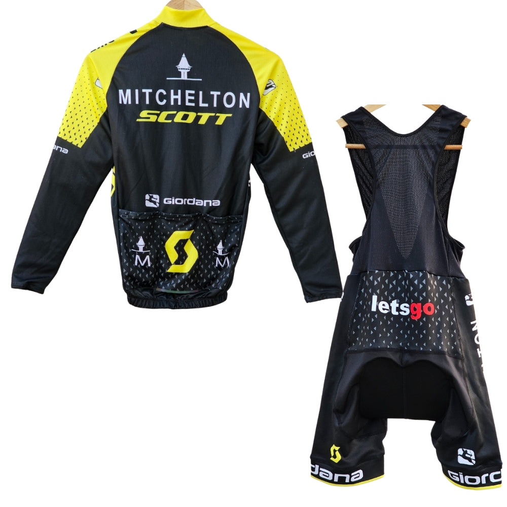 Mitchelton High Quality Cycling Jersey Pro Bicycle Team Cycling Bib Shorts and Full/Half Sleeve GelPad