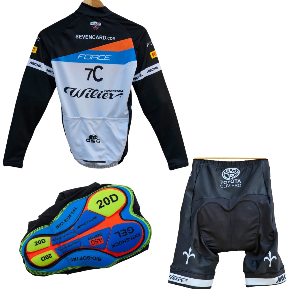 Wilier High Quality Cycling Jersey Pro Bicycle Team Cycling Bib Shorts and Full/Half Sleeve GelPad