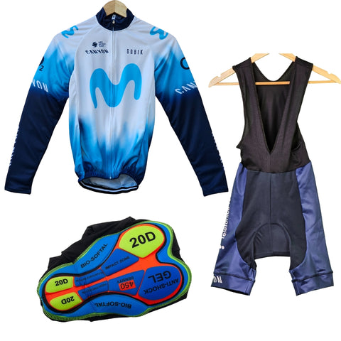 Moviestar 2022 Cycling Jersey Pro Bicycle Team Cycling Bib Shorts and Full/Half Sleeve GelPad