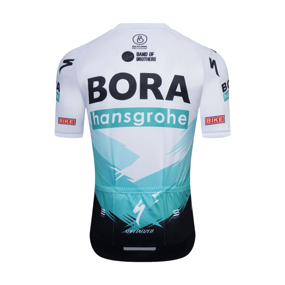 Bora White Cycling jersey Pro Bicycle Team Cycling Bib Shorts and Full/Half Sleeve GelPad