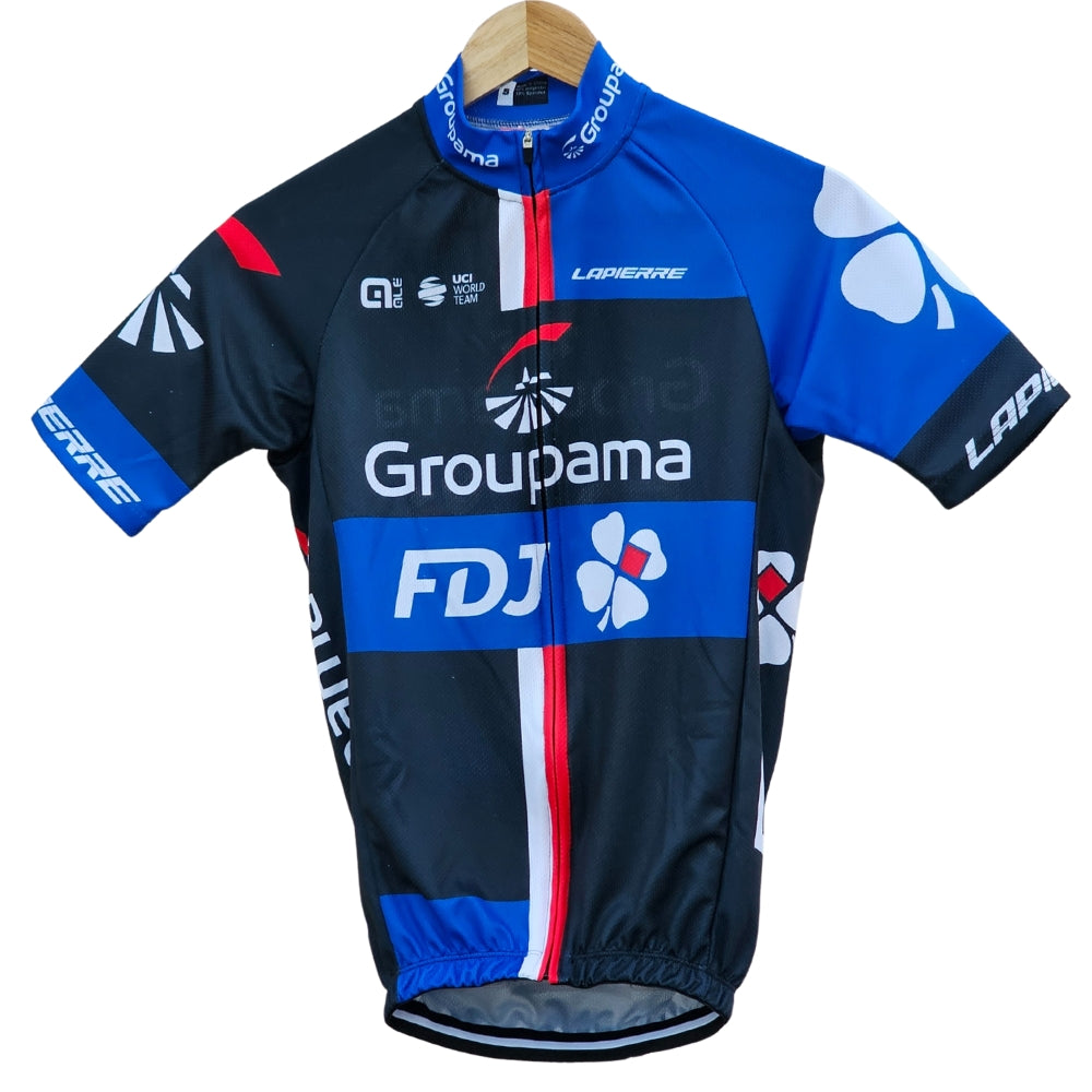 FDJ Cycling Jersey Pro Bicycle Team Cycling Bib Shorts and Full/Half Sleeve GelPad