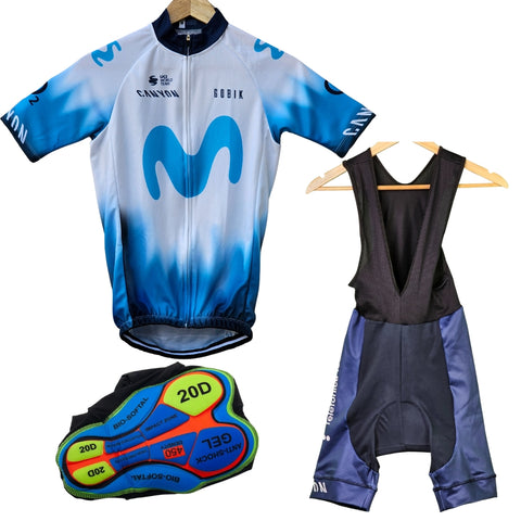 Moviestar 2022 Cycling Jersey Pro Bicycle Team Cycling Bib Shorts and Full/Half Sleeve GelPad