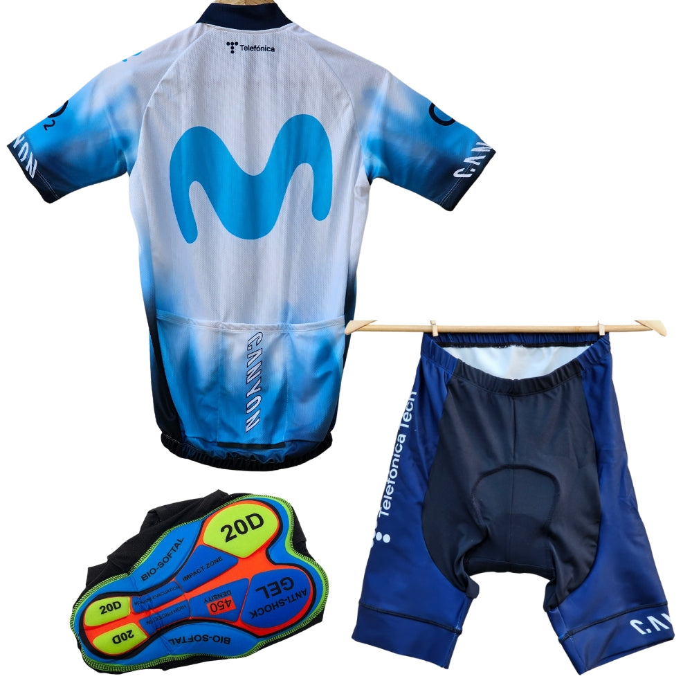 Moviestar 2022 Cycling Jersey Pro Bicycle Team Cycling Bib Shorts and Full/Half Sleeve GelPad