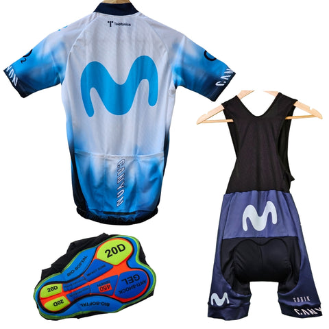 Moviestar 2022 Cycling Jersey Pro Bicycle Team Cycling Bib Shorts and Full/Half Sleeve GelPad