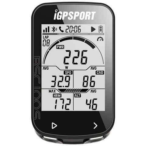 IGPSPORT BSC100S cycling GPS computer with 2.6-inch display and speed, cadence, heart rate data tracking