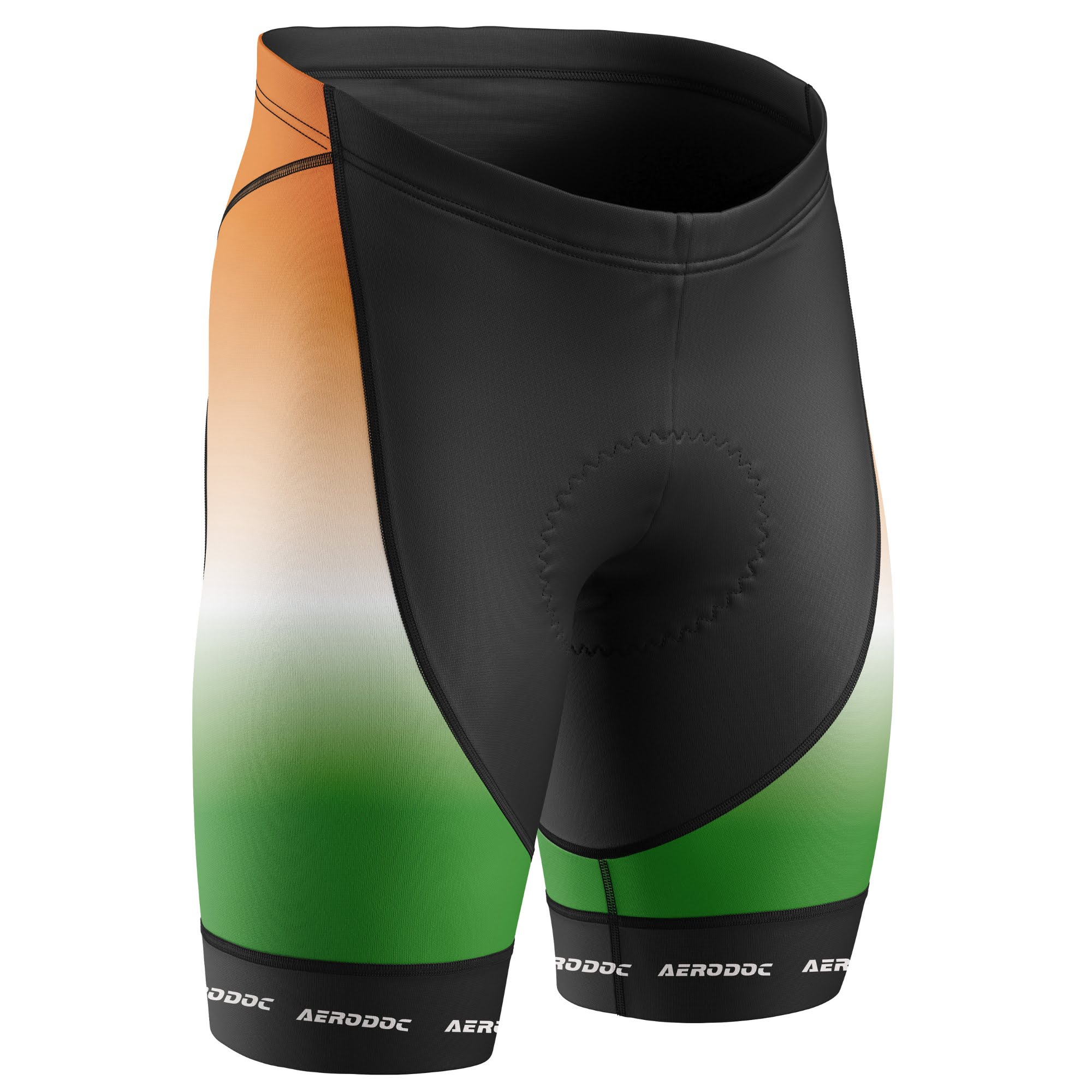 Lord Ram Inspired Cycling Kit – Tricolor Jersey & Gel Padded Bib Shorts