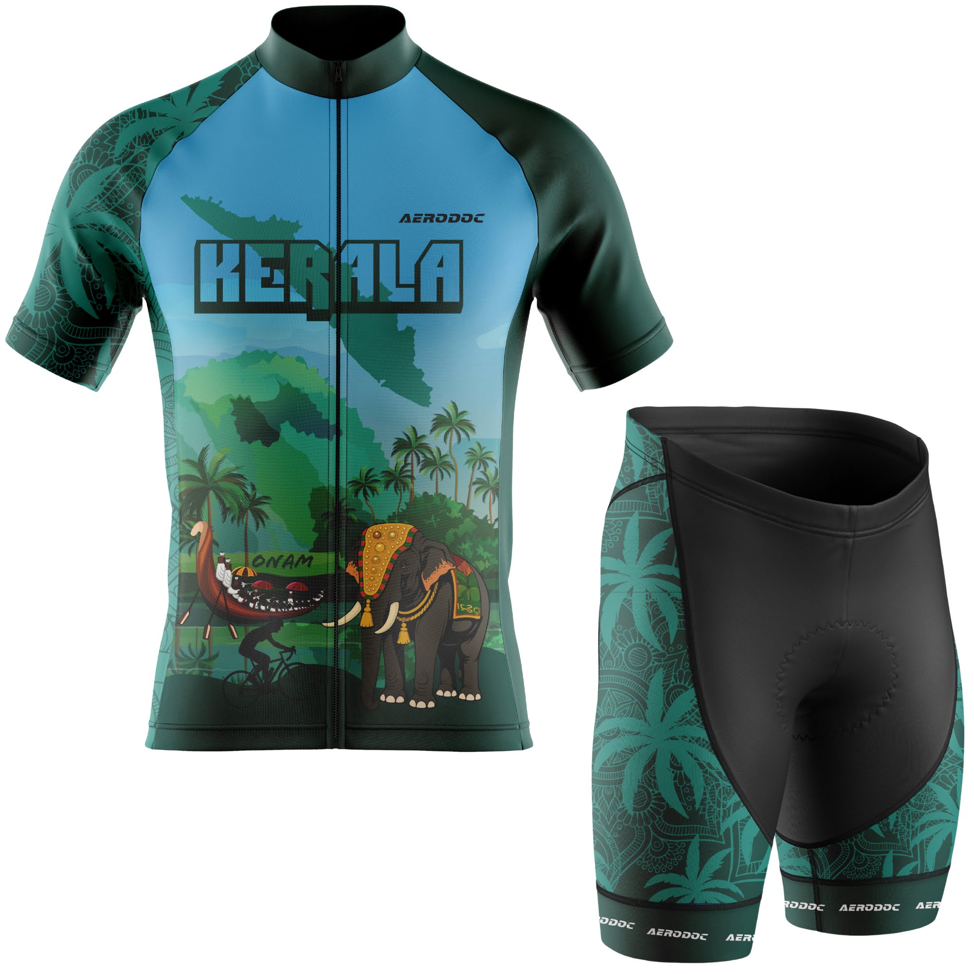 Kerala Cycling Jersey and Bib Shorts