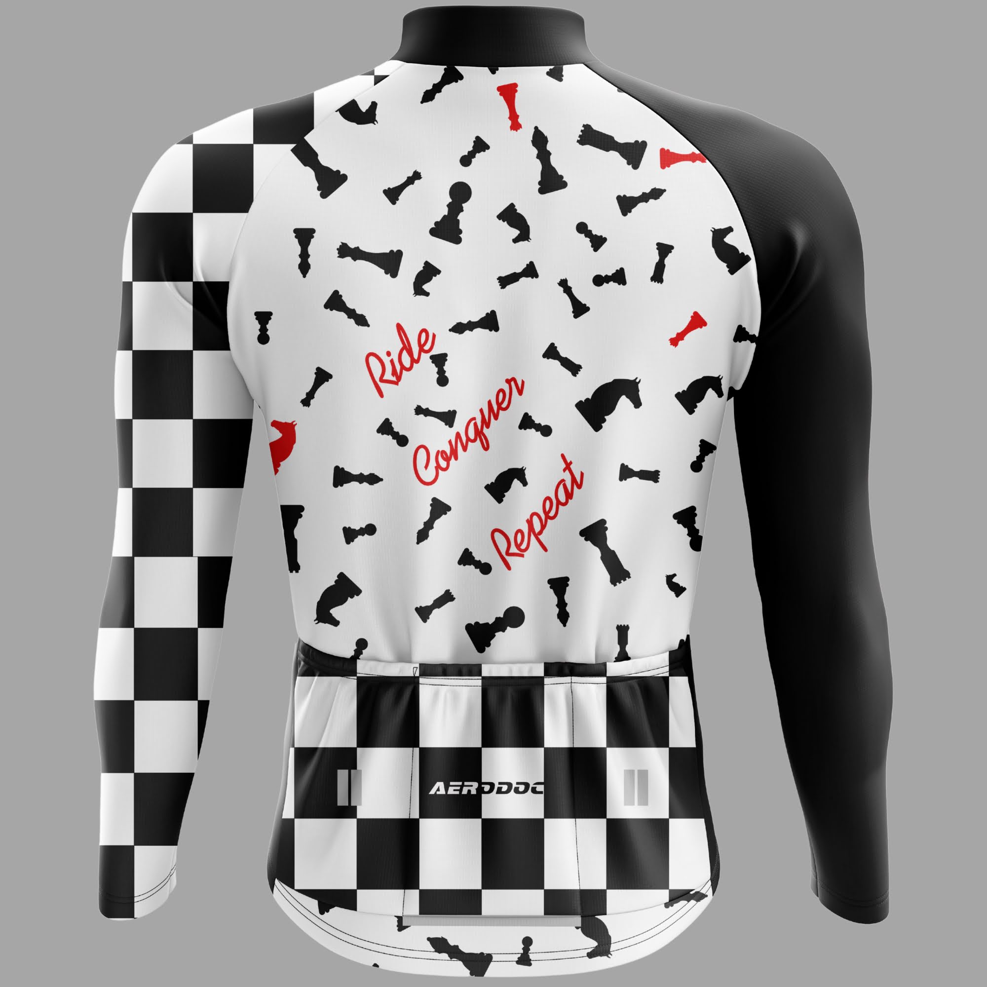 Checkmate Cycling Jersey & Bib Shorts Set – Ride Like a Chess Grandmaster!