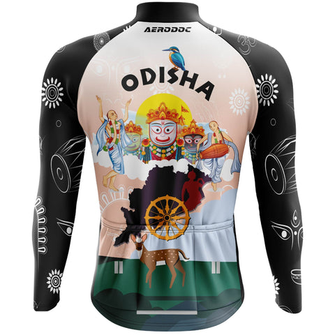 Odisha Full Sleeves Cycling Jersey - Back View