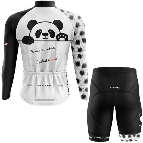 Fierce Zen Panda Cycling Kit – Racefit Jersey & Bib Shorts Set