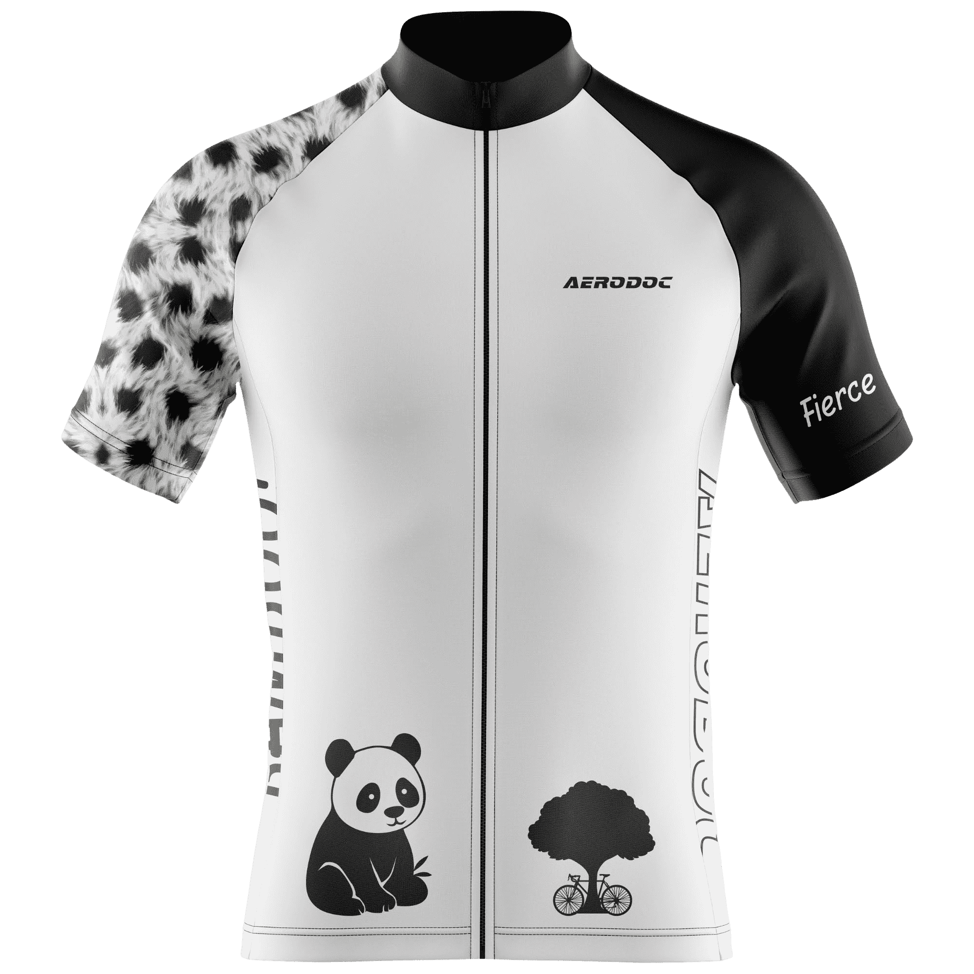 Fierce Zen Panda Cycling Kit – Racefit Jersey & Bib Shorts Set