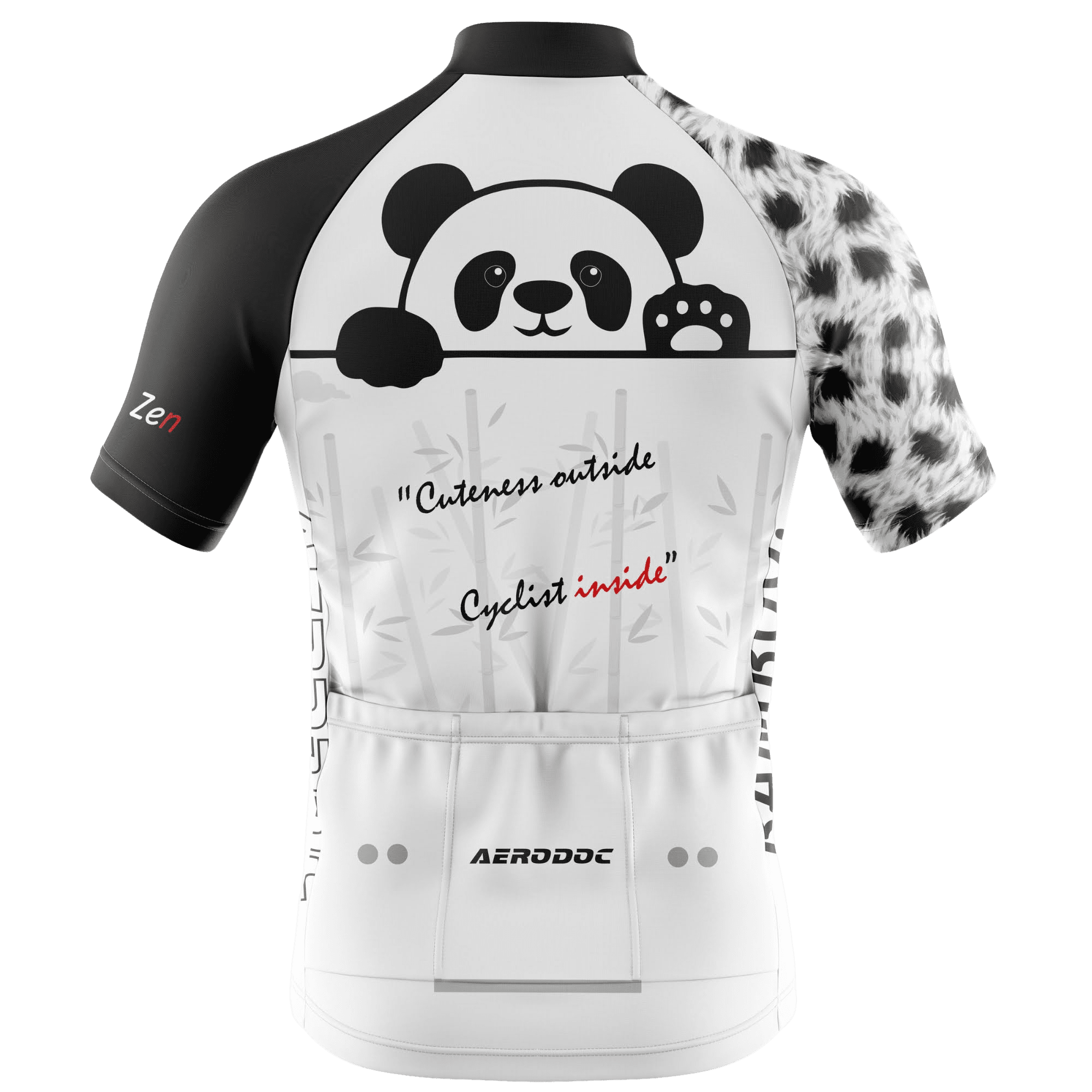 Fierce Zen Panda Cycling Kit – Racefit Jersey & Bib Shorts Set